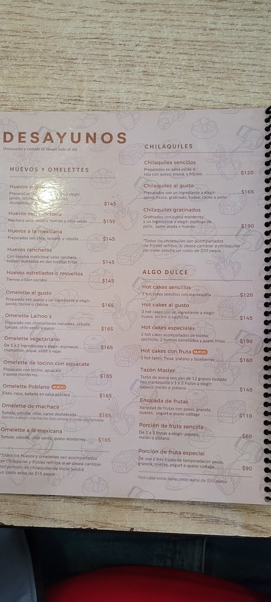 Laihoos Bisquets Menu - Image 2